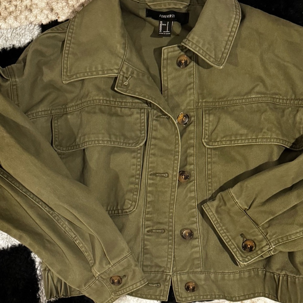 Forever 21 Army Green Women's Jacket